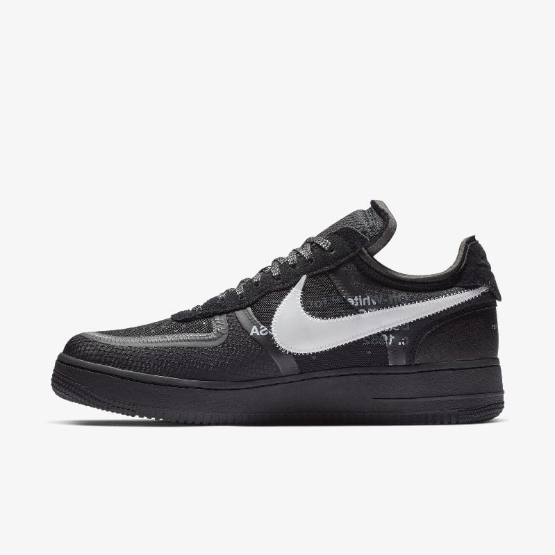 Off-White x Nike Air Force 1 Low Black | AO4606-001 | Grailify